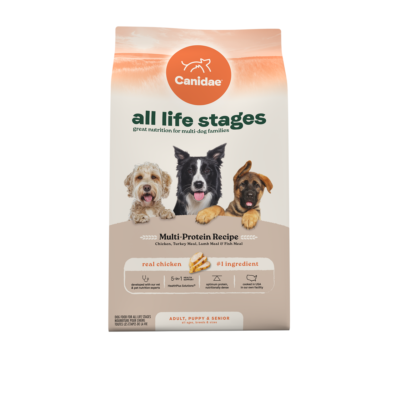 Canidae 原味配方 (雞, 火雞, 羊肉, 魚) 全犬