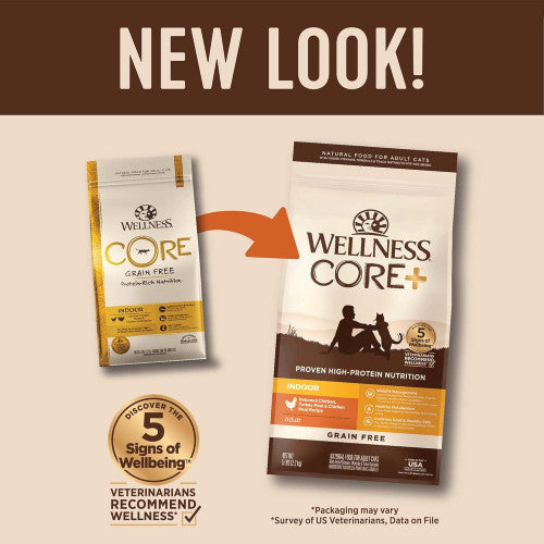 WELLNESS CORE 無穀物 室內貓專用配方 11lb