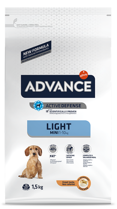 ADVANCE特殊護理小型成犬糧 – 輕體配方1.5KG（適合體重1-10kg）