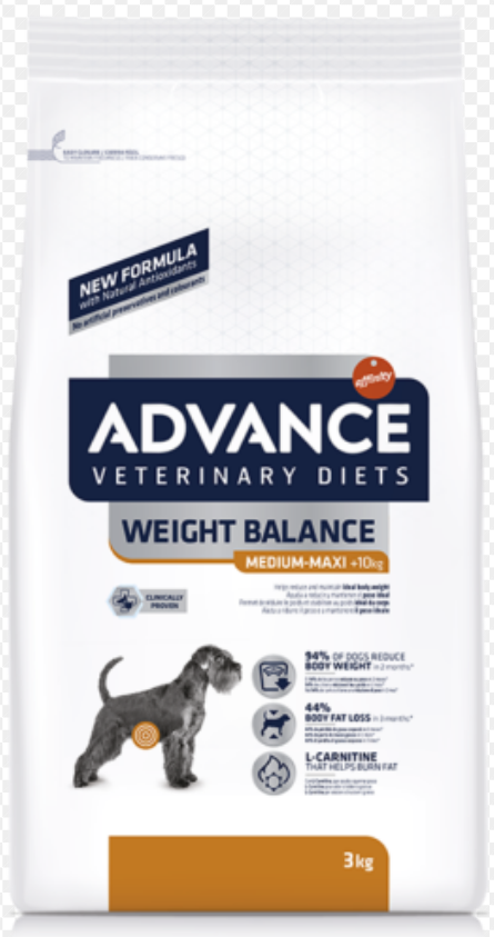 ADVANCE處方狗糧 – 減肥專用（適合體重10kg以上中大型犬種）3KG