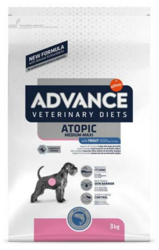 ADVANCE處方狗糧 – 皮膚專用（適合體重10kg以上中大型犬種） 3KG