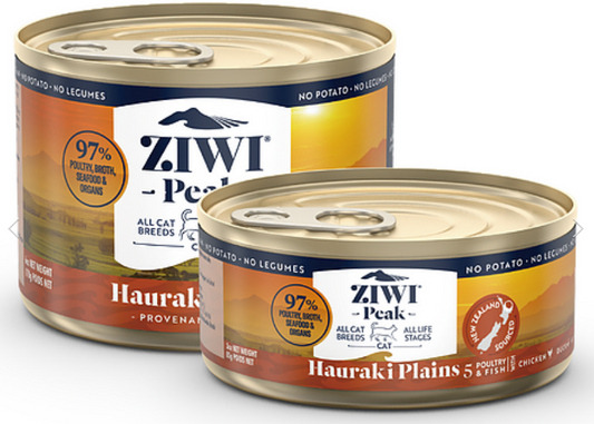 紐西蘭 ZiwiPeak 豪拉基平原配方 貓罐頭 3oz/6oz