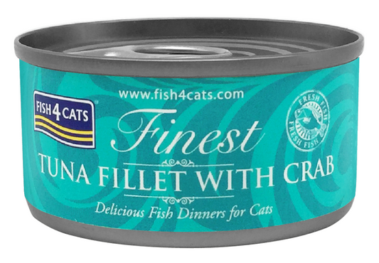 FISH4CATS FINEST 蟹肉&吞拿魚柳 70g