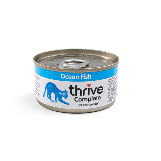 THRIVE 脆樂芙 鯖魚+銀魚+海蝦 貓主食罐頭 75g