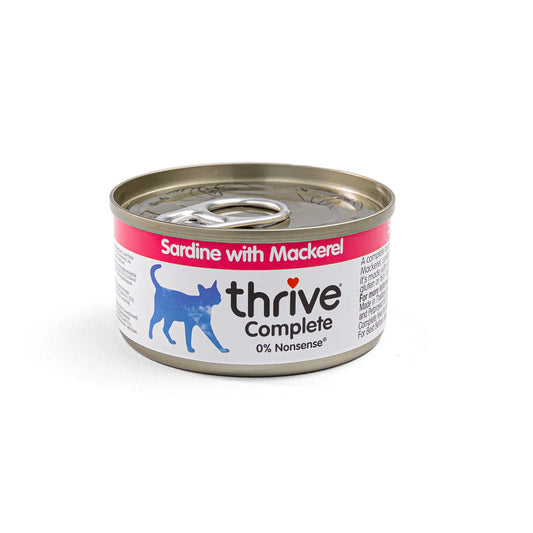 THRIVE 脆樂芙 沙甸魚＋鯖魚 貓主食罐頭 75g