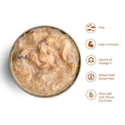 THRIVE 脆樂芙 沙甸魚＋鯖魚 貓主食罐頭 75g