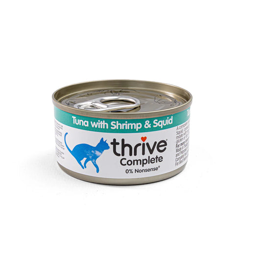 THRIVE 脆樂芙 吞拿魚＋海蝦＋墨魚 貓主食罐頭 75g
