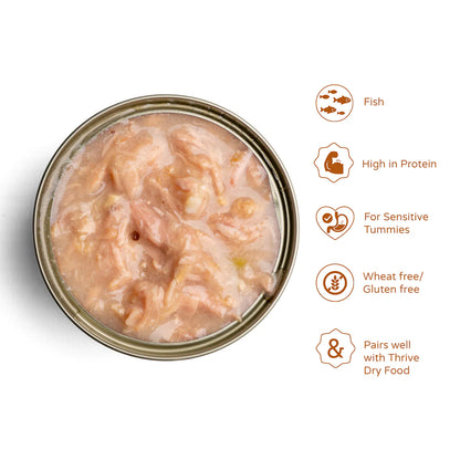 THRIVE 脆樂芙 吞拿魚＋海蝦＋墨魚 貓主食罐頭 75g