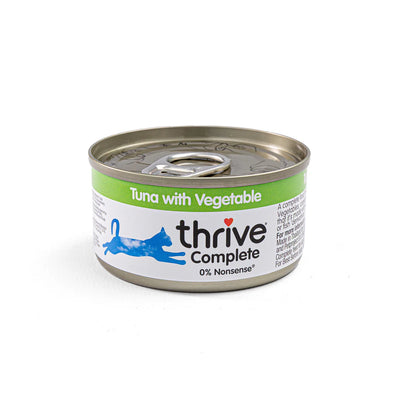 THRIVE 脆樂芙 吞拿魚＋蔬菜 貓主食罐頭 75g