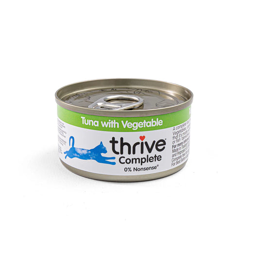 THRIVE 脆樂芙 吞拿魚＋蔬菜 貓主食罐頭 75g