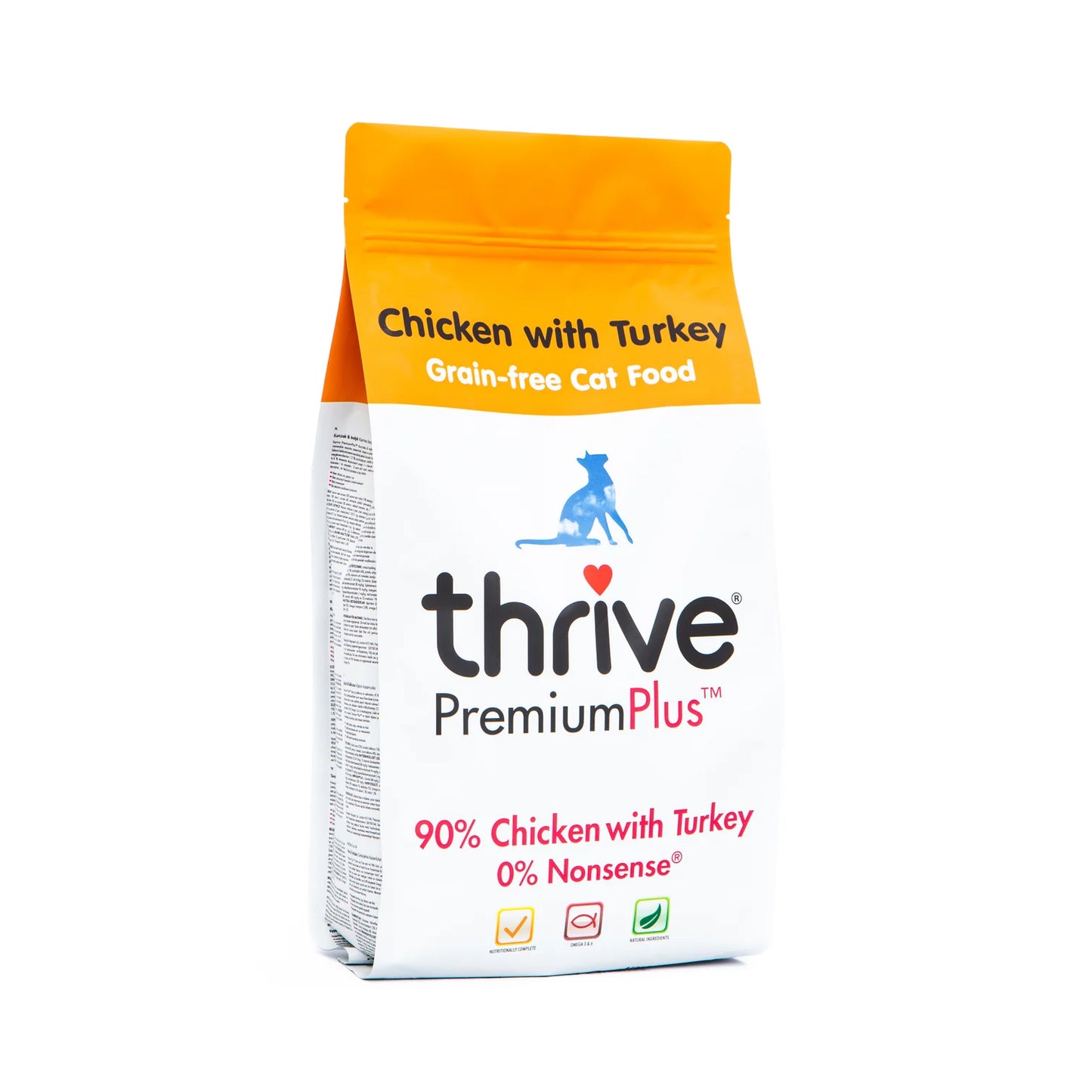 THRIVE PremiumPlus 無穀物 火雞肉 貓糧 1.5kg