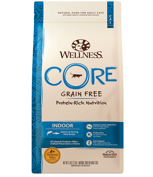WELLNESS CORE 無穀物 室內貓 海洋魚配方 11lb