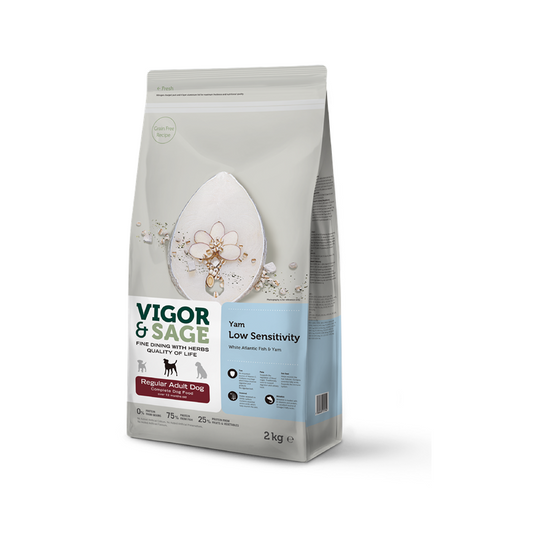 VIGOR SAGE 山藥 白魚 低敏健脾 成犬糧 2kg