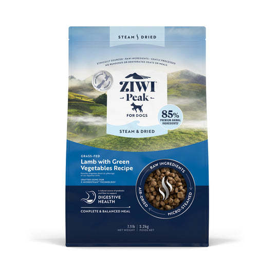Ziwi Peak 微蒸風乾狗糧 草飼羊肉配綠色蔬菜食譜