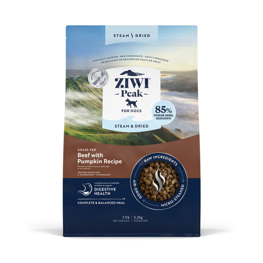 Ziwi Peak 微蒸風乾狗糧 草飼牛肉配南瓜食譜