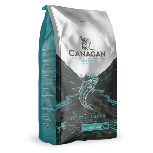 CANAGAN 無穀物 蘇格蘭三文魚 全貓糧 配方 4kg