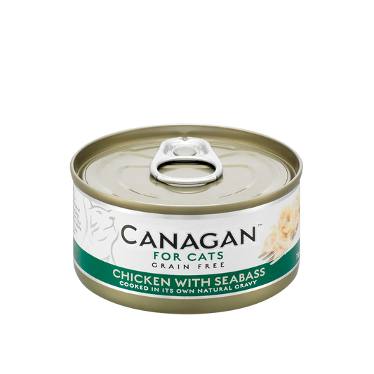 CANAGAN 雞肉伴鱸魚配方 主食罐 75g