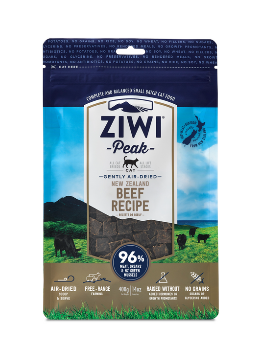ZIWIPEAK 無穀物 風乾牛肉 貓糧配方 1kg