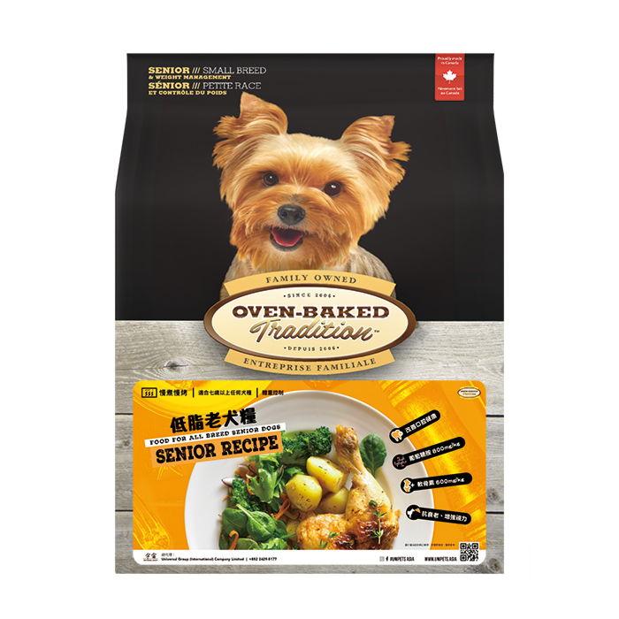 Oven-Baked  體重控制/低卡老犬配方 (細粒) 12.5lb