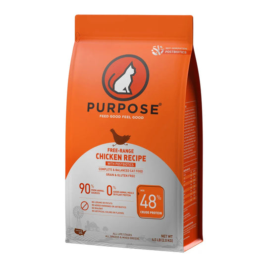 PURPOSE 無穀物 走地雞肉 全貓糧 (後生元)配方 4.5lb/10lb