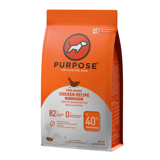 PURPOSE 無穀物 走地雞肉 全犬糧 (後生元)配方 4.5lb/10lb