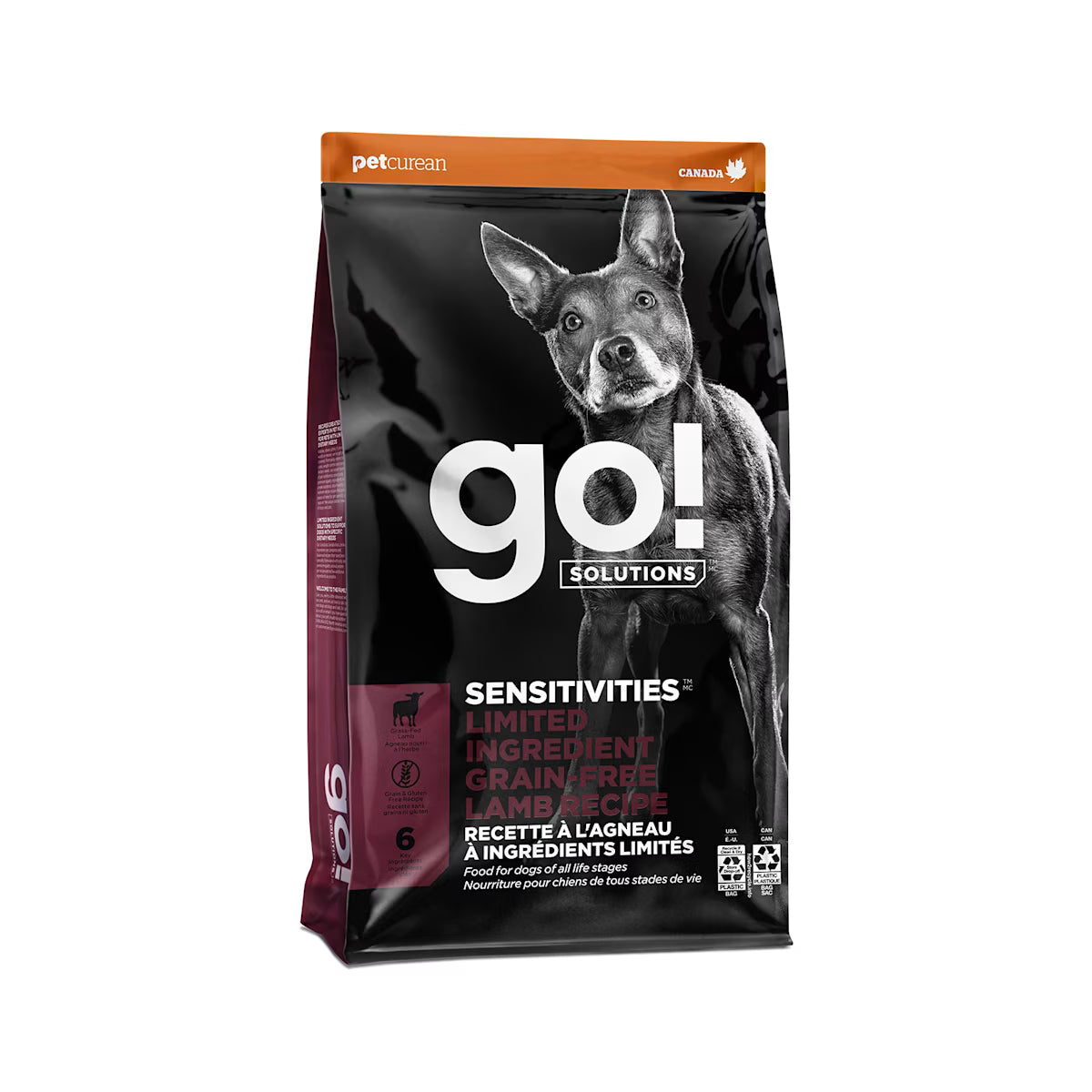 GO! SOLUTIONS 無穀物 低敏美毛系列 羊肉 全犬配方