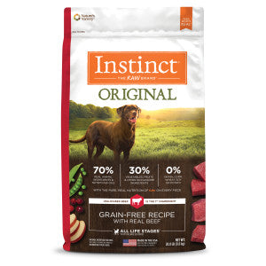 Instinct Original 本能經典 無穀物 牛肉狗糧配方 20lb